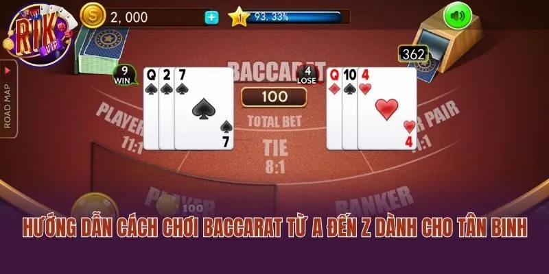 Hướng Dẫn Cách Chơi Baccarat Từ A Đến Z Dành Cho Tân Binh